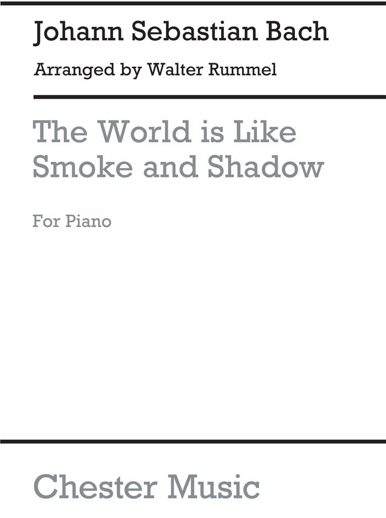 World Is Smoke (Piano)